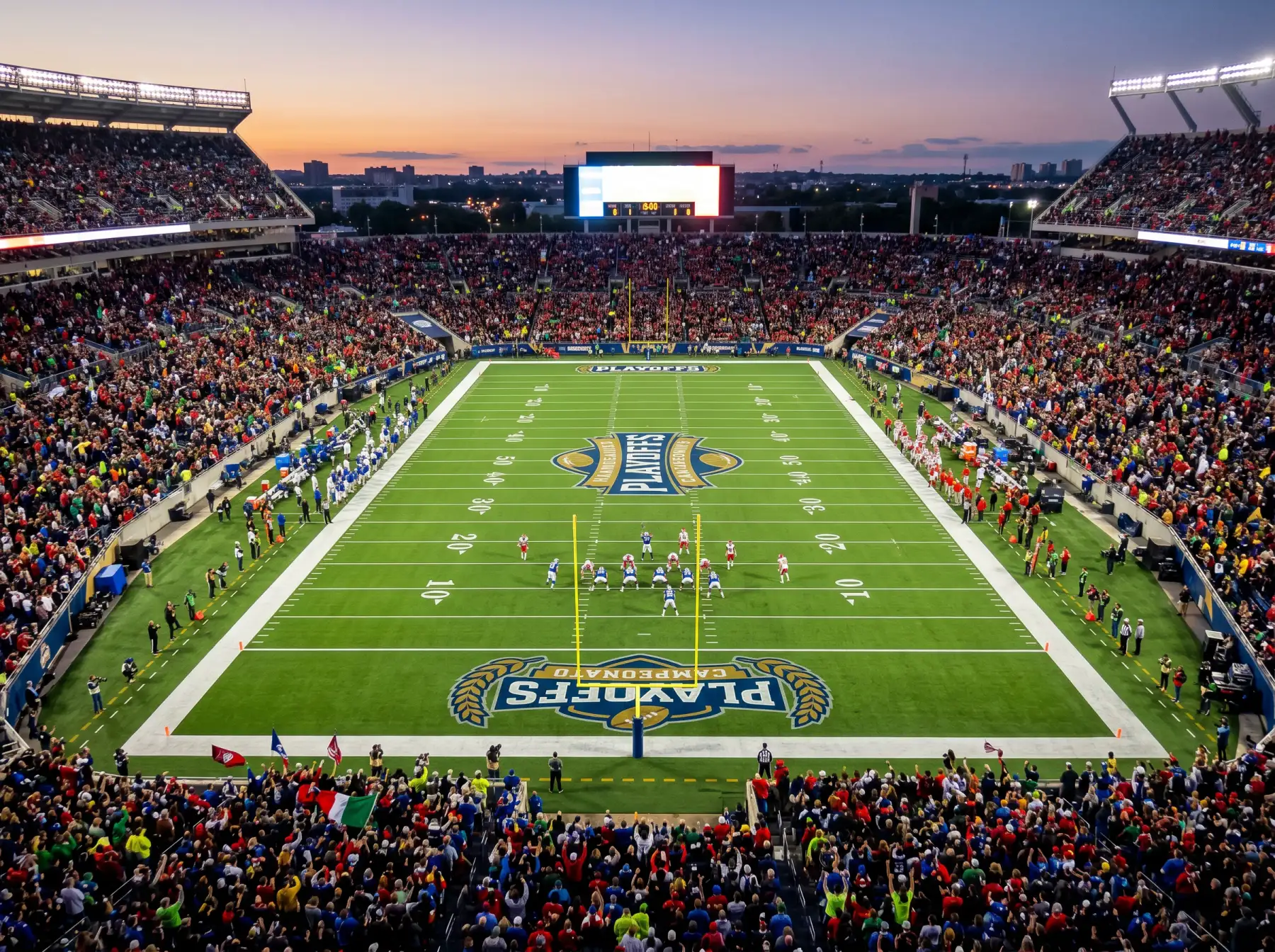 Cuadro de eliminatorias NFL playoffs con cuotas de wild card, divisional y conference championship